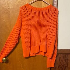 Old Navy Bright Orange Women's Sweater